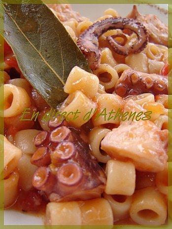 PLAT COMPLET : Makaroni kofto au poulpe PLAT COMPLET : Makaroni kofto au poulpe