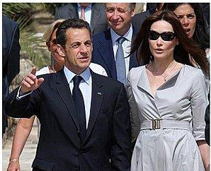 Nicolas Sarkozy et Carla Bruni au concert de Julien Doré