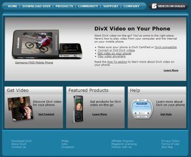 Le lecteur de DivX pour mobile sort de l'ombre