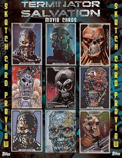 Terminator Renaissance : poster et Trade Cards