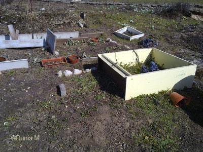 La Chaux-de-Fonds le 10 avril 2009 jardin