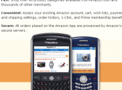 Après l'iPhone, l'application Amazon pour BlackBerry