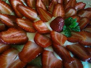 Tarte fraises frangipane