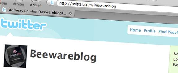 Beewareblog.com enfin sur Twitter !