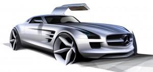 Mercedes benz SLS AMG