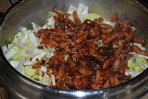 Petit prix: Salade de pommes de terre chaudes aux endives crues et lardons