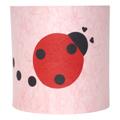 Applique coccinelle rose