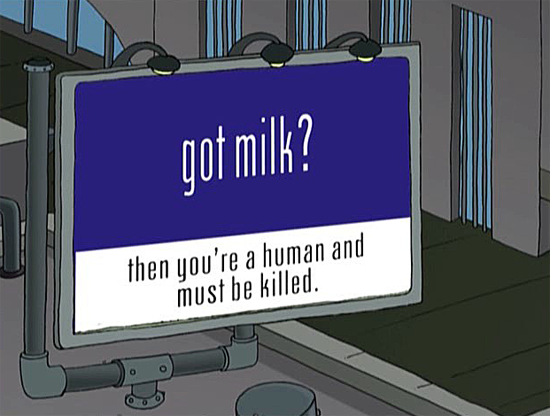 Futurama Got Milk
