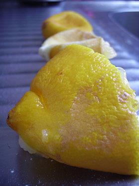 Tarte au citron et pistache
