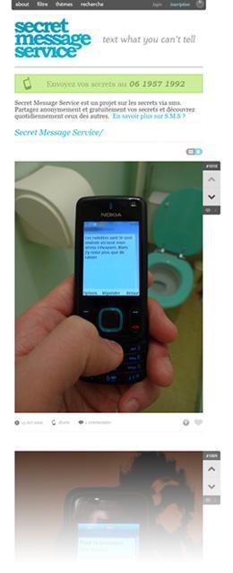 Enfin un site pour le Secret Message Service