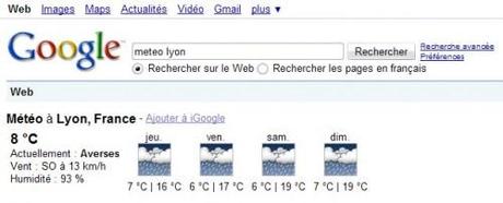 meteo google 500x203 Comment vérifier la météo avec Google