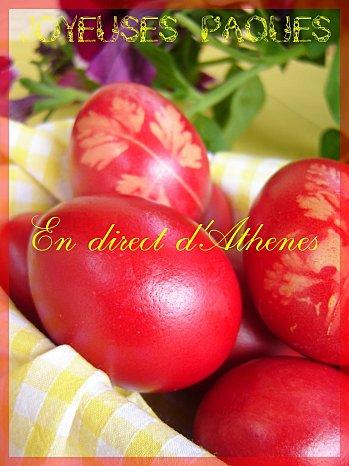 TRADITION : Les oeufs rouges des Pâques grecques - En direct d'Athènes