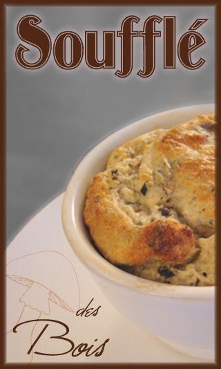Soufflé des bois: champignons et fromage