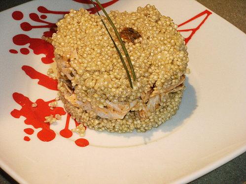 Quinoa poulet à la sauce Basque forte 