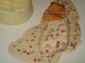 Filets saumon baies roses