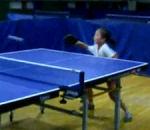 vidéo fille 6 ans entrainement ping pong