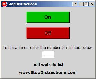 Quatre outils pour travailler concentré sur son PC: StopDistractions
