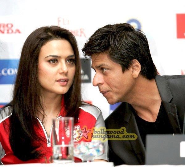 [PHOTOS] SRK, Shilpa et Preity @IPL press conference