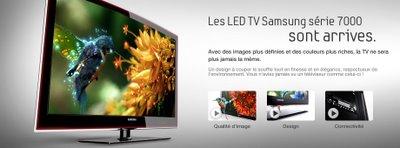 LED TV Samsung UE-40B7000 : la claque !