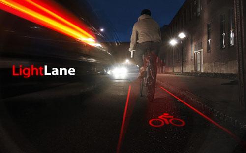 LightLane : La piste cyclable qui vous suit