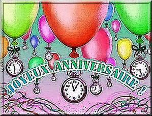 Souvenirs (14) - Joyeux anniversaire - Acrostiche - V. Dubois