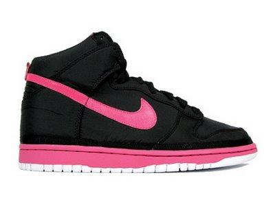 Nike Dunk High Nylon Premium Black / Pink