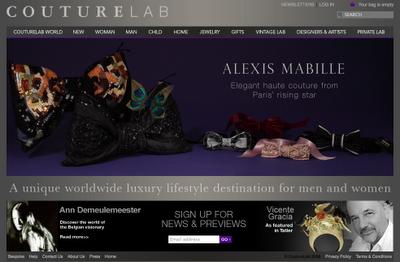 Exemple de e-commerce de luxe : Couturelab