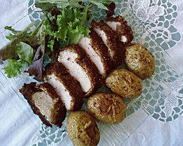 Blancs de poulet en robe crousti color....