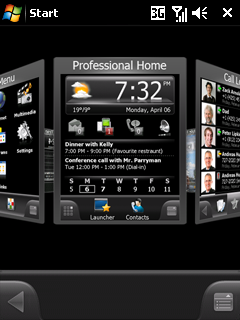 Pocket PC Software : Spb Mobile Shell : 3D carousel