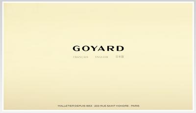 Goyard, pas de e-commerce de luxe mais des comptoires de vente