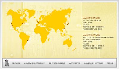 Goyard, pas de e-commerce de luxe mais des comptoires de vente