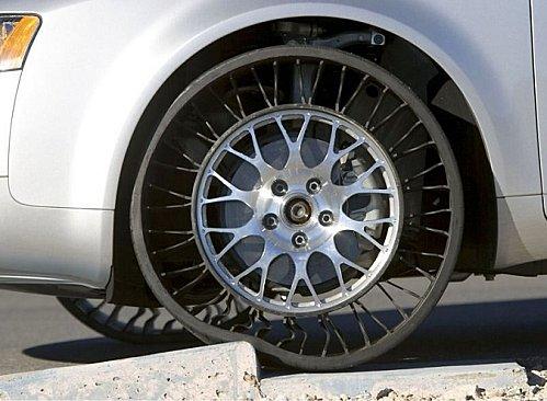 Les pneus increvables