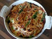Asperges en gratin à la crème de parmesan