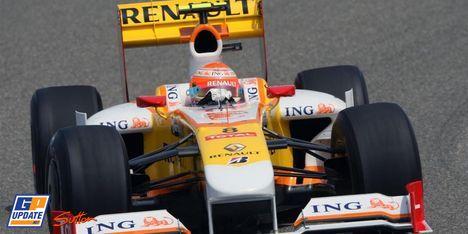 Piquet sera paré du nouveau diffuseur Renault à Bahreïn