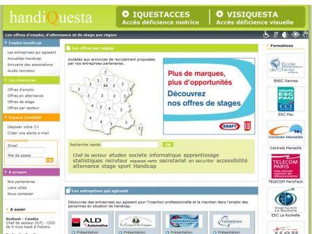 HandiQuesta, un site d'offres d'emploi accessible à tous...