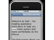 Reid, nouveau lecteur d'ebooks documents pour iPhone
