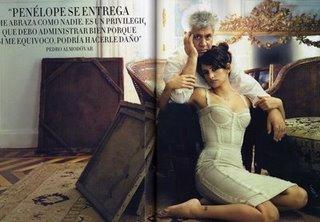 [couv] Penélope Cruz & Pedro Almodóvar pour Vanity fair