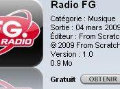 Radio lance application iPhone