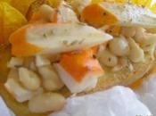 Tartines haricots blancs surimi