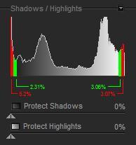 Gestion de l'histogramme avec Silver Efex Pro Gestion de l'histogramme avec Silver Efex Pro