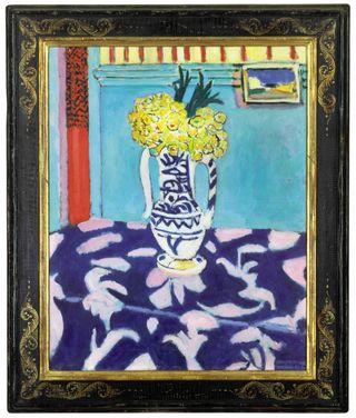 Matisse - Les Coucous, tapis bleu et rose, 1911