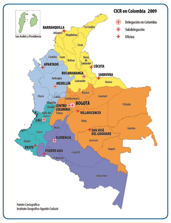 Colombie déplacés, otages, mines…