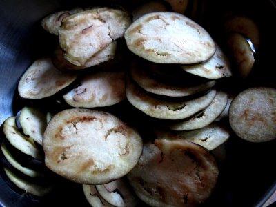 Mille-feuille d'aubergines
