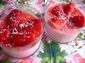 Crèmes prises coco-fraises!!!