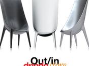 Out/In, fauteuil haut, très haut Philippe Starck Eugeni Quitllet pour Driade nouveauté Milan 2009