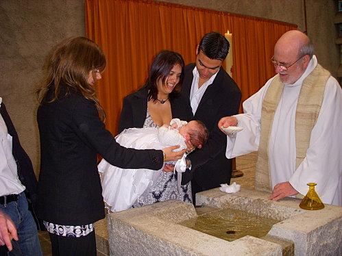 Baptême de Lilou.