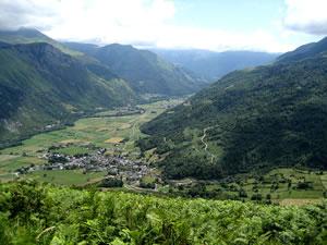 Village de Bielle, Vallée d'Ossau, Parc National des Pyrénées, Aquitaine