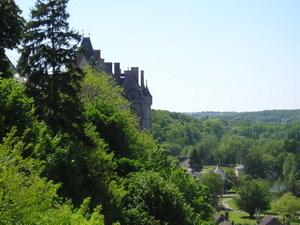 Le Mail, vues sur le château et Saint-jean