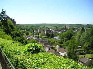 Le Mail, vues sur le château et Saint-jean