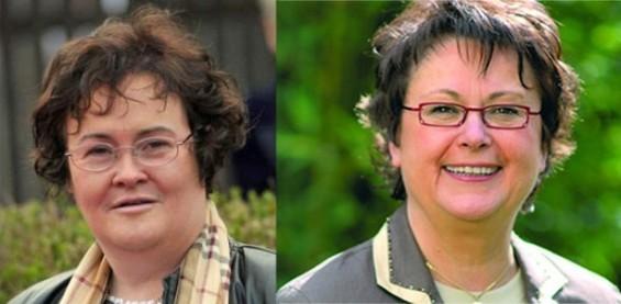 Susan Boyle et Christine Boutin... Un air de famille, non ?